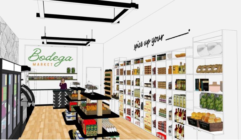 renderings for the new Bodega at Bar Rio in Bend Oregon